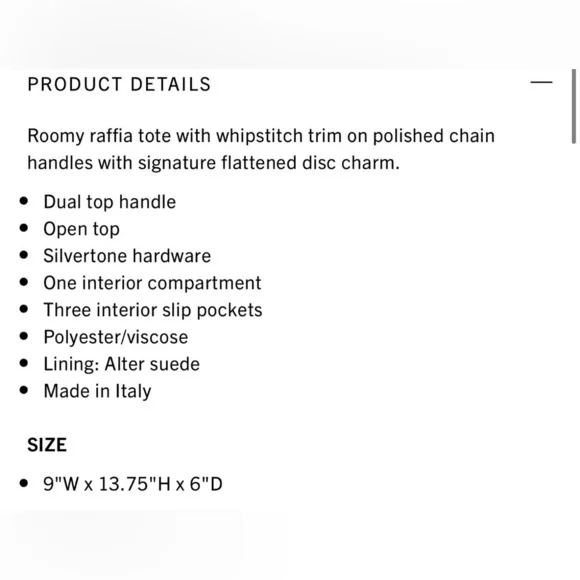 Stella McCartney Falabella Rafia Tote Blue - Picture 3 of 9